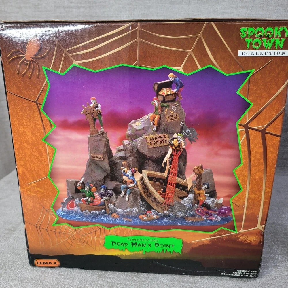 Lemax‎ Dead Man's Point Tabletop Decor Spooky Town Pirate Skeleton 73638 NEW